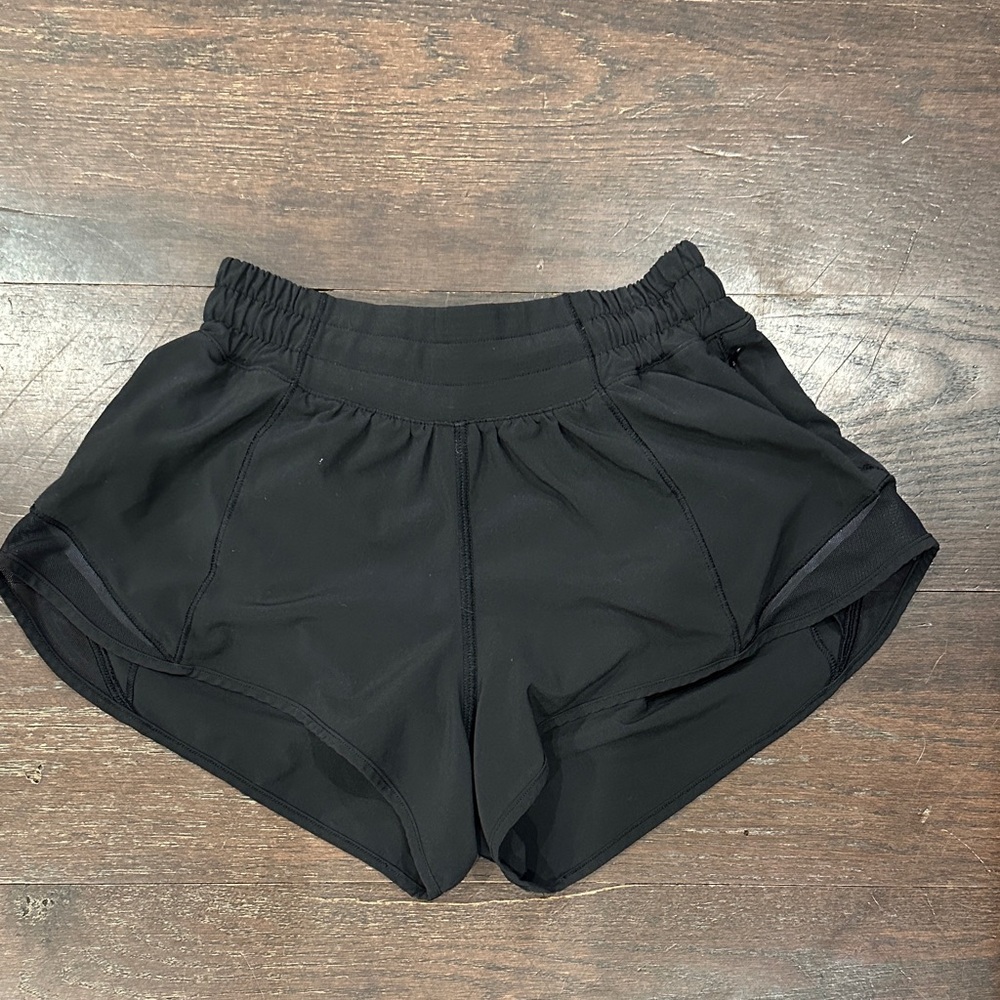 lululemon athletica Women's Black Athletic Shorts
